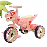 Amazon.co.jp: Yobuisg 恐竜デザイン♡子供用三輪車♡LEDライト＆音楽